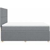  Krevet box spring s madracem svjetlosivi 140x200 cm od tkanine | shoptok.hr