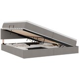  s madracem i skladištem Sivo-smeđa 200 x 200 cm Baršun | shoptok.hr