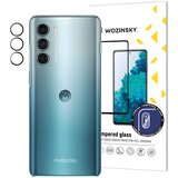 Wozinsky Kaljeno steklo za kamero 9H za Motorola Moto G200 5G - Črna | Shoptok.si