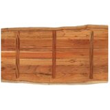 Stolna ploča 120x60x3,8 cm pravokutna bagremovo drvo živi rub | shoptok.hr