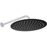 Rea Dežni tuš Black Matt 25cm | Shoptok.si