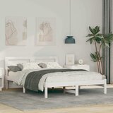  Krevetna konstrukcija Bijelo 120 x 200 cm Čvrsto borovo drvo Bijela 212 x 125.5 x 73 cm Cijene