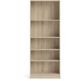 Tvilum Knjižna omara iz hrastovega lesa Basic, 79 x 203 cm Cene