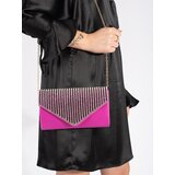 Shelvt Purple small clutch bag decorated with crystals | Shoptok.si