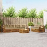  Set vanjskih sofa 7 kom. Prirodna i bež | shoptok.hr