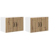 vidaXL Stenska kuhinjska omarica 2 pcs Umetni hrast 60 x 31 x 40 cm | Shoptok.si