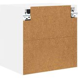  Zidni kuhinjski ormarić s policom 2 pcs Visoki sjaj bijela | shoptok.hr