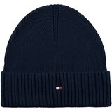 Tommy Hilfiger Kape TH FLAG PIMA COTTON BEANIE Modra Cene
