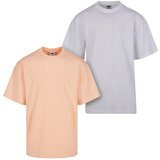 Urban Classics Men's T-shirts UC Tall Tee 2-Pack - orange+white | Shoptok.si
