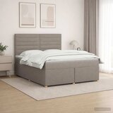  Boxspring krevet s madracem Sivosmeđa 180 x 200 cm Tkanina - Sivosmeđa 180 x 200 cm Dizajn linija | shoptok.hr