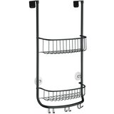 iDesign Črni viseči kopalniški organizator Forma, 30 x 65 cm Cene