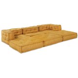  Modularni poufovi 2 kom - žuta tkanina | shoptok.hr