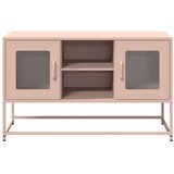 vidaXL TV omarica roza 100,5x39x60,5 cm jeklo | Shoptok.si