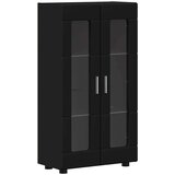  Set TV komoda s ladicama s policom Crna Konstruirano drvo | shoptok.hr