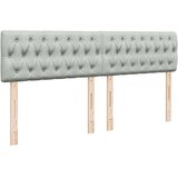vidaXL okvir kreveta s madracima svijetlosivi 200x200cm baršunasti | shoptok.hr