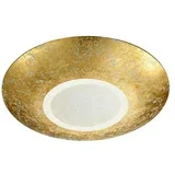 LED okrogla stropna svetilka Chiros (15,5 W, Ø x V: 320 mm x 6 cm, Zlate barve, Prozoren, prozorna, Topla bela)