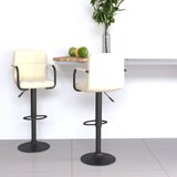 vidaXL Barski stolčki 2 kosa krem blago | Shoptok.si