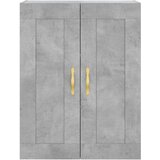  Visoka komoda siva betona 69 5x34x180 cm od konstruiranog drva | shoptok.hr