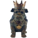 Signes Grimalt Kipci in figurice Zlat Buldog S Krono Pozlačena | Shoptok.si