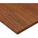 vidaXL Kopalniški pult temno rjav 100x60x1,5 cm trdna hrastovina | Shoptok.si