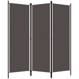 Sobna pregrada s 3 panela antracit 150 x 180 cm | shoptok.hr