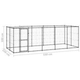  Vanjski kavez za pse s krovom čelični 12 1 m² | shoptok.hr
