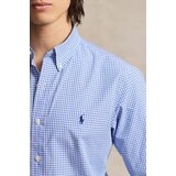 Polo Ralph Lauren Srajce z dolgimi rokavi CHEMISE AJUSTEE SLIM FIT EN POPELINE UNIE Modra | Shoptok.si
