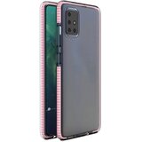  Futrola Spring clear TPU za Samsung Galaxy A21s - Svijetlo roza KP8746 | Shoptok.si