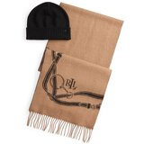 Polo Ralph Lauren Set šal + kapa LAUREN RALPH LAUREN-454P04494001 Bež Cene