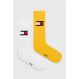 Tommy Hilfiger Čarape 2-pack boja: žuta, 701228222