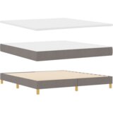  Postelja na vzmet z vzmetnico Taupe 180x200 cm Tkanina, (22052860) | Shoptok.si