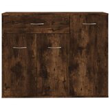  Komoda boja dimljenog hrasta 88x30x70 cm od konstruiranog drva | shoptok.hr