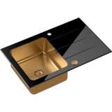 Quadron sudoper FORD 111 + nano PVD crno staklo/bakar s daljinskim upravljanjem | shoptok.hr