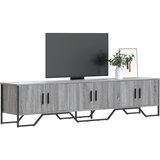 TV ormarić siva boja hrasta 180x34x41 cm konstruirano drvo | shoptok.hr