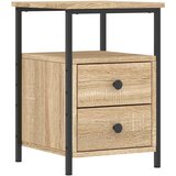 Maison Chic Nočna omarica - Nočna miza sonoma hrast 34x35,5x50 cm inženirski les, (21688315) Cene