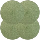  Juteni podmetači 4 kom. Maslinastozelena 100% Jut | shoptok.hr