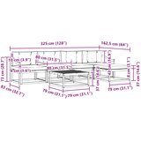  Set vanjskih sofa 6 kom. Bijela i krem Poliester | shoptok.hr
