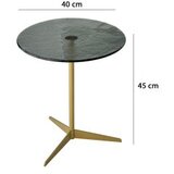 Hanah home pomoćni stočić solis 40 gold fume | ePonuda.com