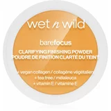 Wet N Wild Bare Focus Clarifying Finishing Powder matirajoči puder odtenek Medium/Tan 7,8 g
