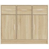  Komoda boja hrasta sonome 91x28x75 cm od konstruiranog drva | shoptok.hr