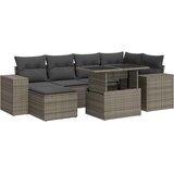  7-dijelni set vrtnih sofa sivi od poliratana | shoptok.hr