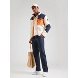 Napapijri Jopa iz flisa 'YUPIK' kremna / temno modra / oranžna Cene