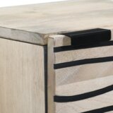 vidaXL Omare in policami za shranjevanje medijev Bela in črna | Shoptok.si