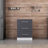 Hanah home kuhinjski element Minar 4164, 60 cm, beli / antracit Cene