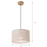  Luster na sajli ANTONIO 1xE27/60W/230V hrast | Eponuda.com