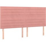  box spring s madracem LED ružičasti 200x200cm baršunasti | shoptok.hr