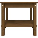  Klubska mizica medeno rjava 50x50x45 trdna borovina, (20711771) | Shoptok.si