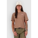 Mons Royale Yonder Merino Organic Cotton Funkcijska majica mocha | Shoptok.si