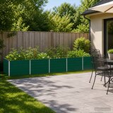  Povišeni vrtni krevet Zelena 400 x 80 x 55 cm | shoptok.hr