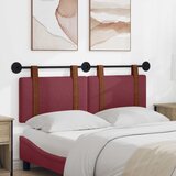  Držeće uzglavlje Zidne Vinska crvena 130 x 55 x 5 cm Antikni PU | shoptok.hr